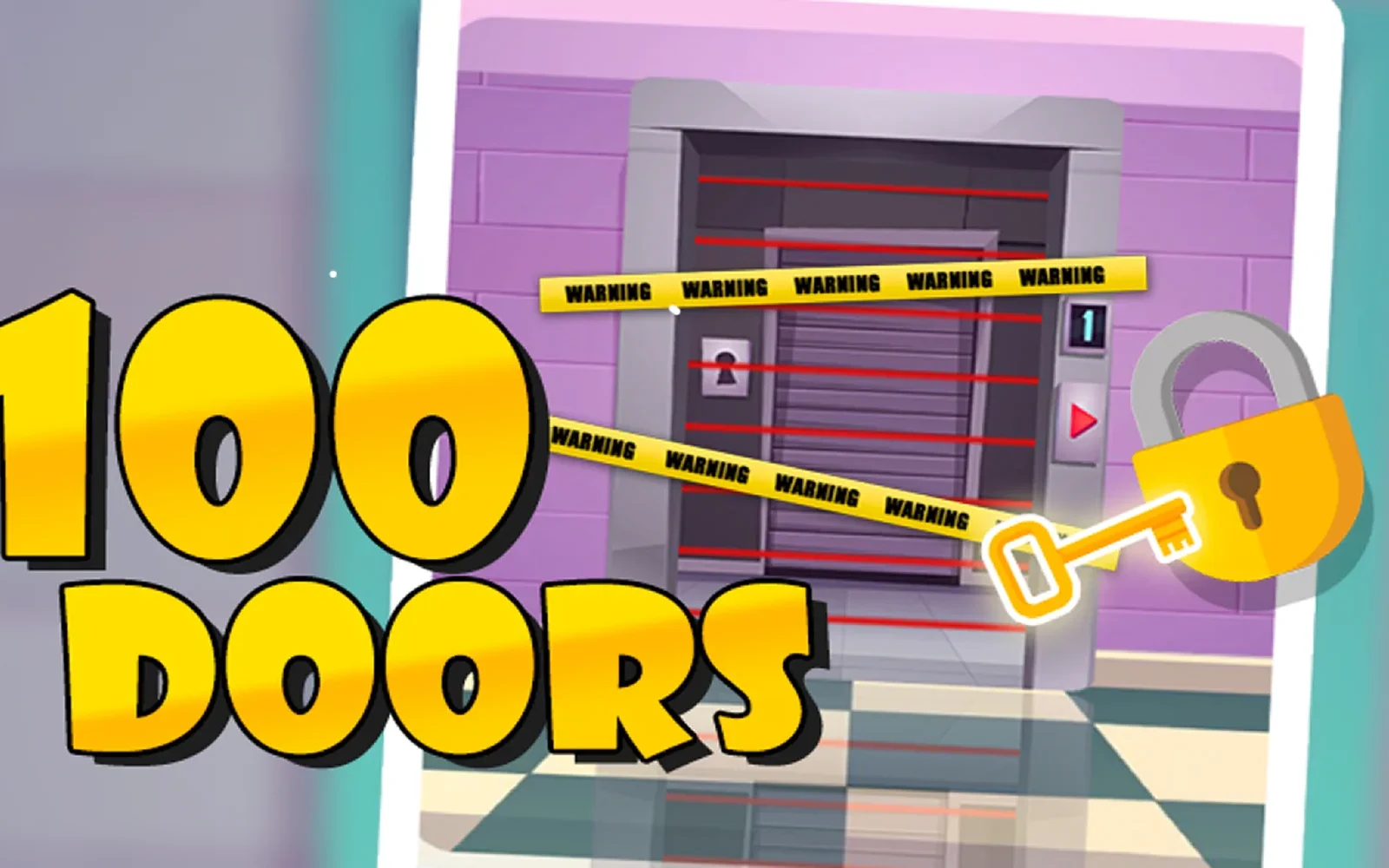 100 Doors: Escape Puzzle — a locked room to search for clues and a way out