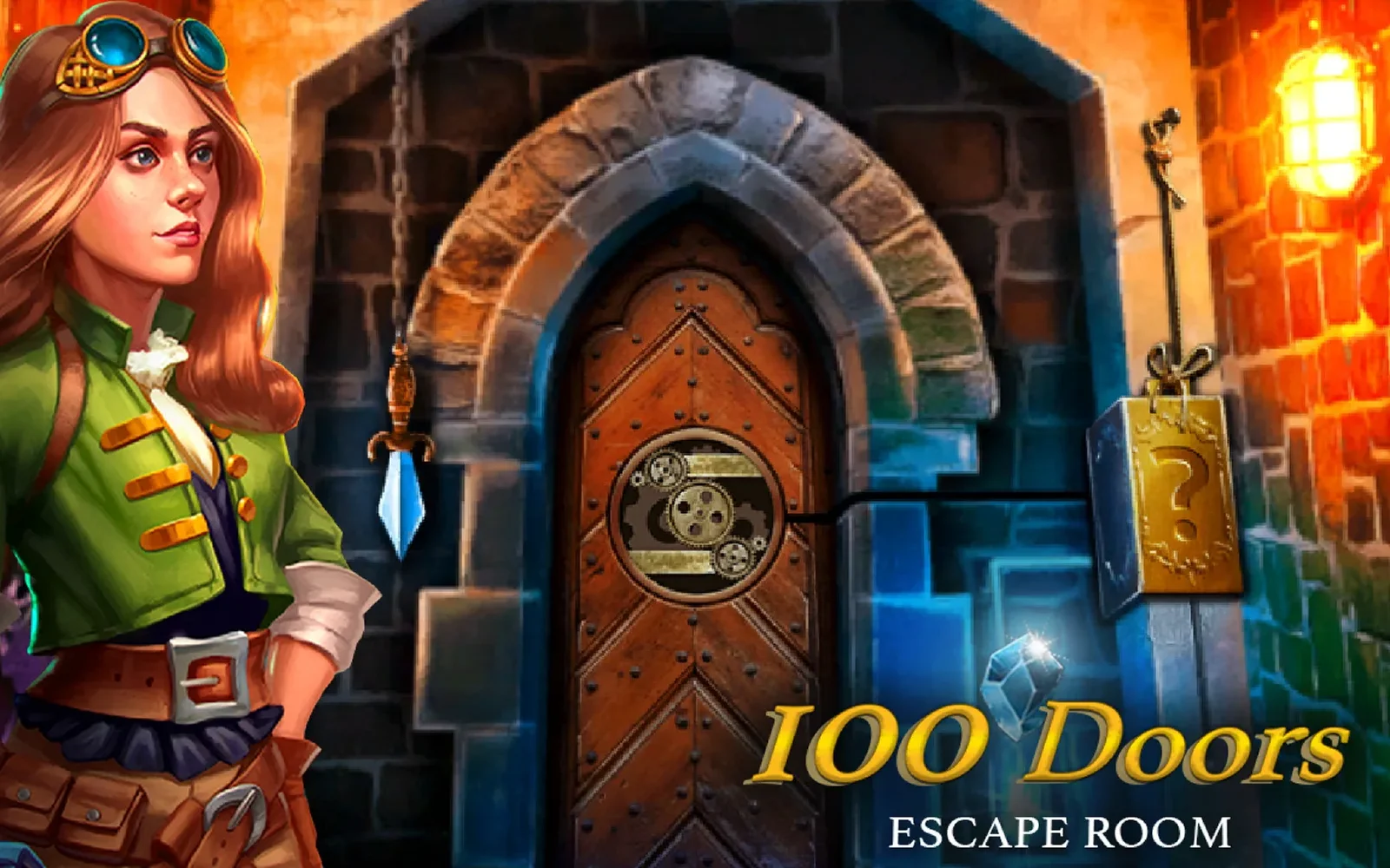 100 Doors Escape Room — a locked room to search for clues and a way out