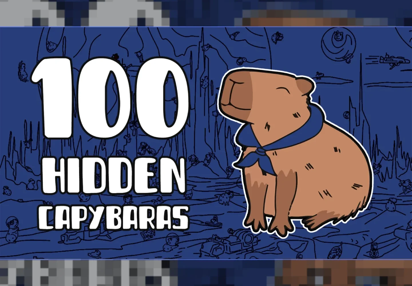 100 Hidden Capybaras