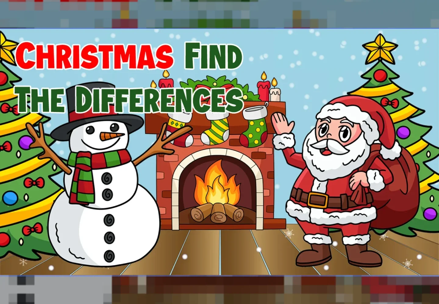 Christmas Find The Differences