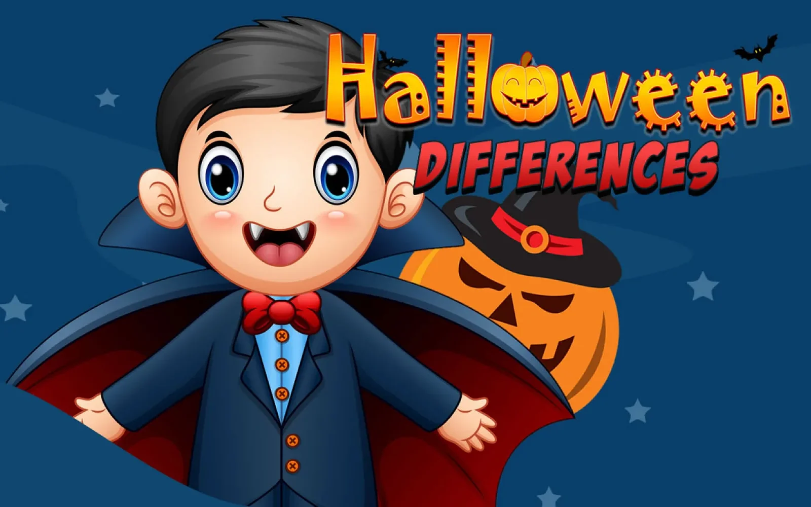 Halloween Differences — two near-identical pictures to compare for differences