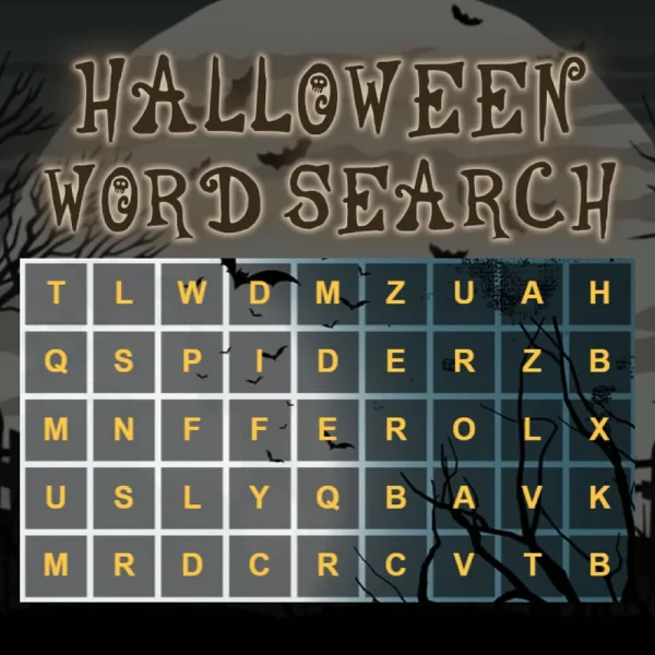 Halloween Word Search