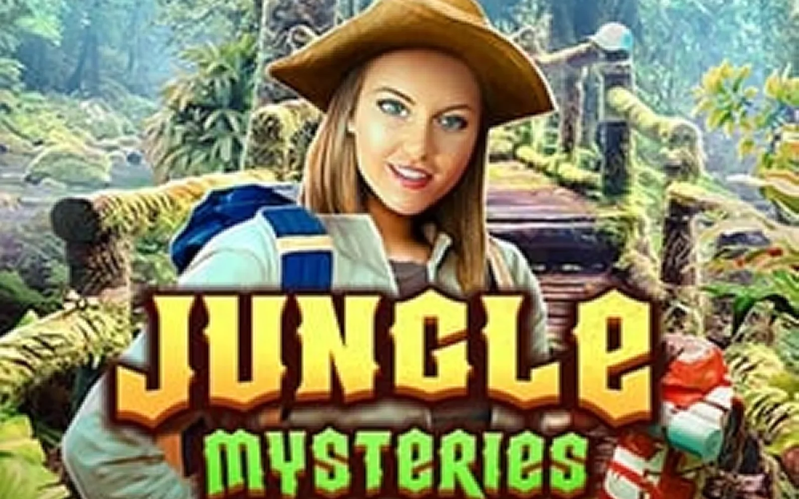 Jungle Mysteries — a leafy garden scene to search