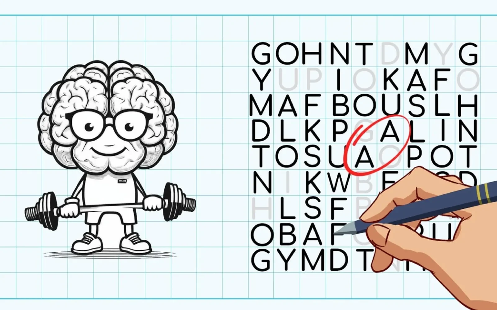 Letters Match — an illustrated scene with hidden letters to find
