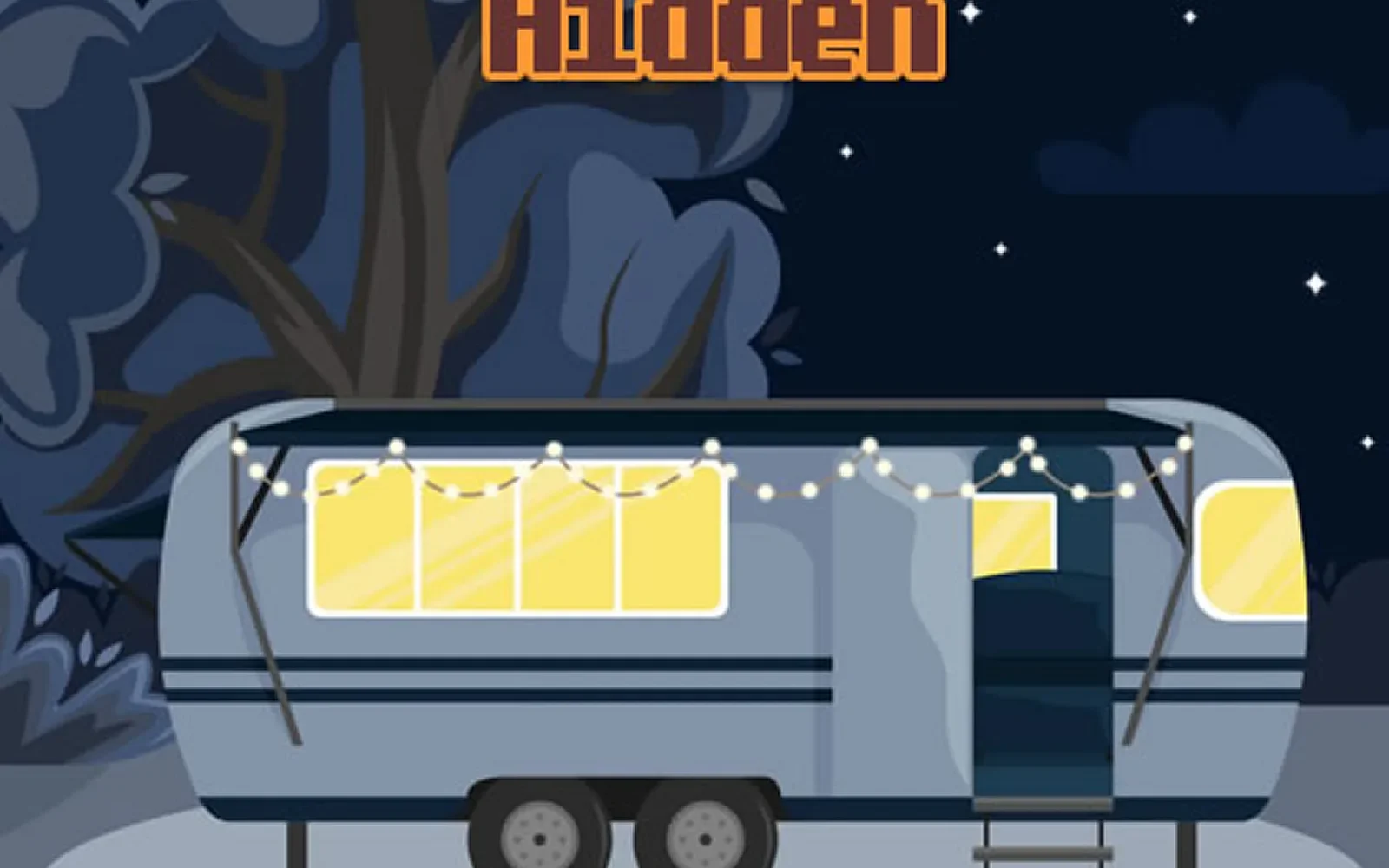 Motor Home Travel Hidden — an everyday indoor scene to search