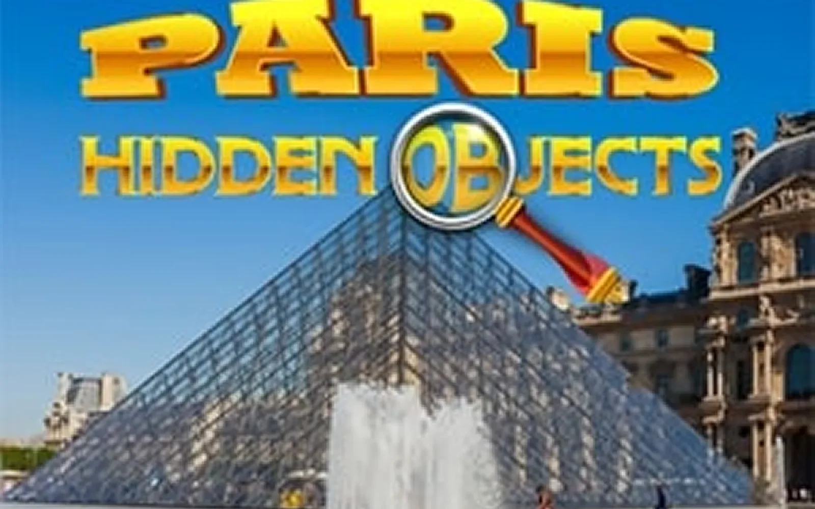 Paris Hidden Objects — a busy illustrated scene to search for hidden objects