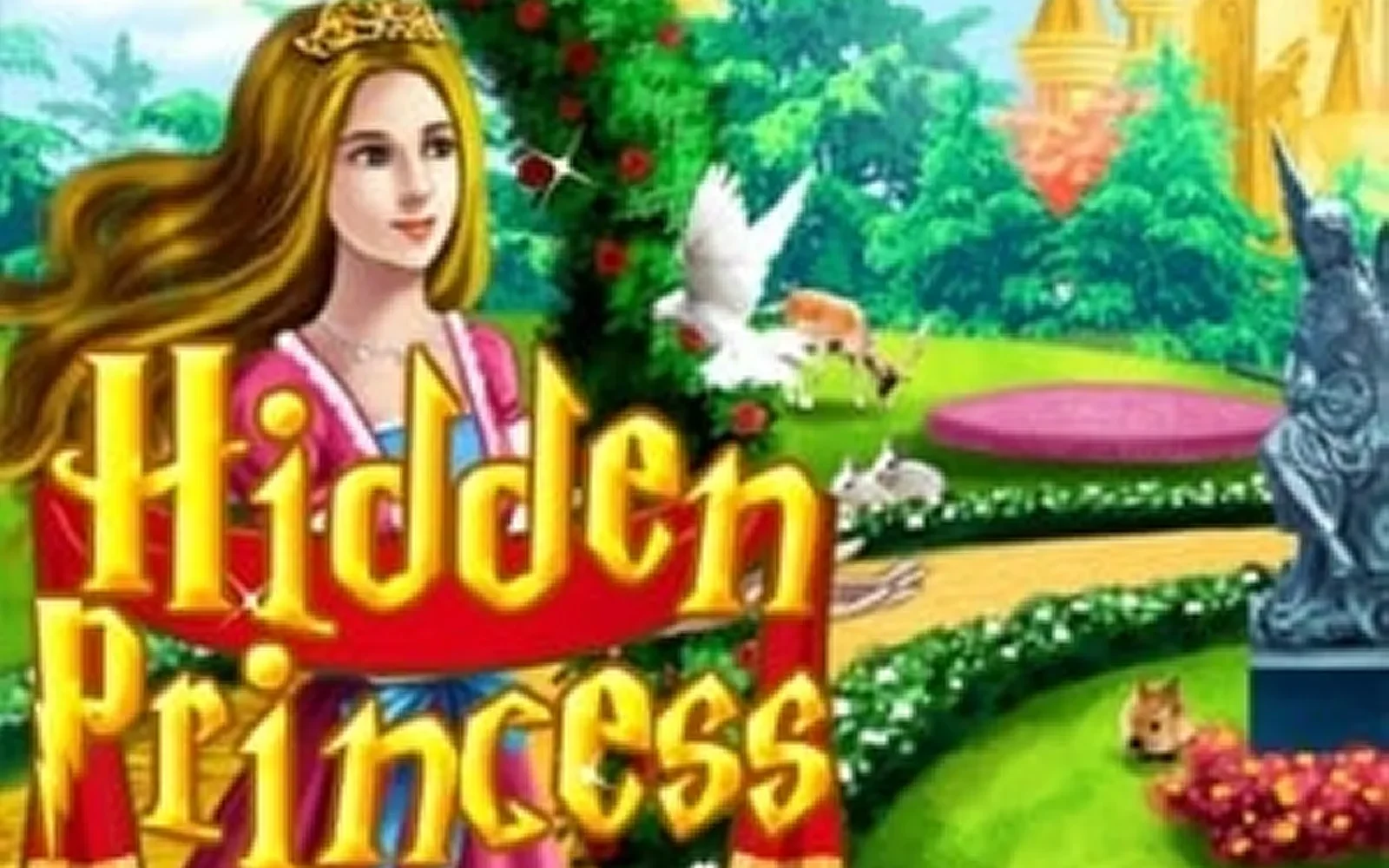 Hidden Princess — a busy illustrated scene to search for hidden objects
