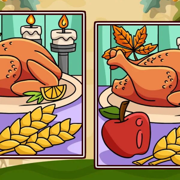 Thanksgiving Spot The Differences