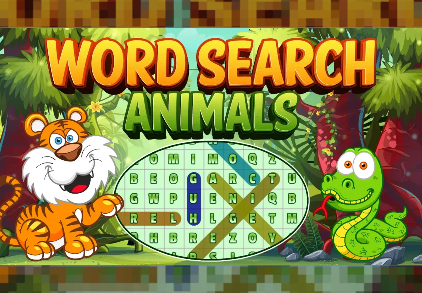Word Search Animals