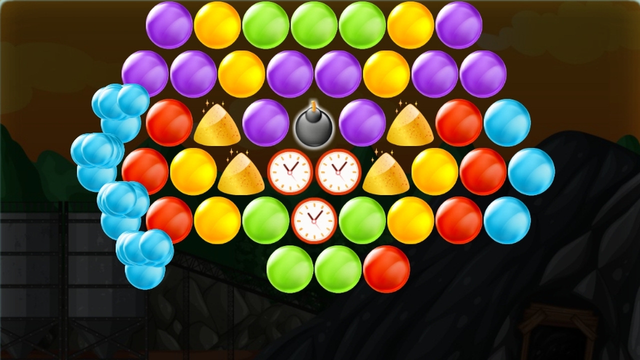 Play Bubble Shooter Gold MiningOnline