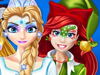 Play Christmas Face PaintingOnline