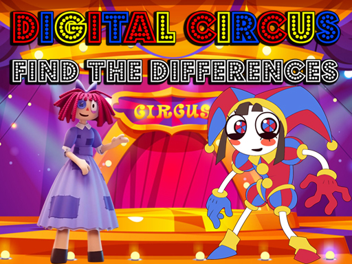 Play Digital Circus Find The DifferencesOnline