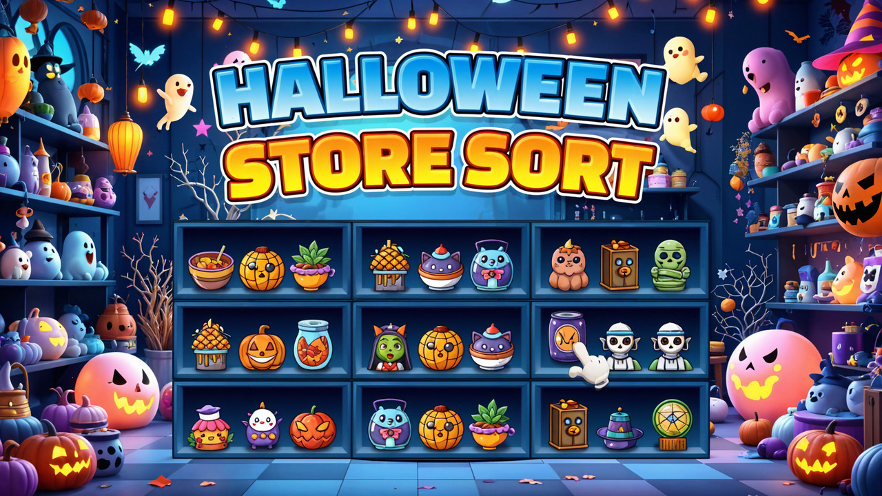 Play Halloween Store SortOnline