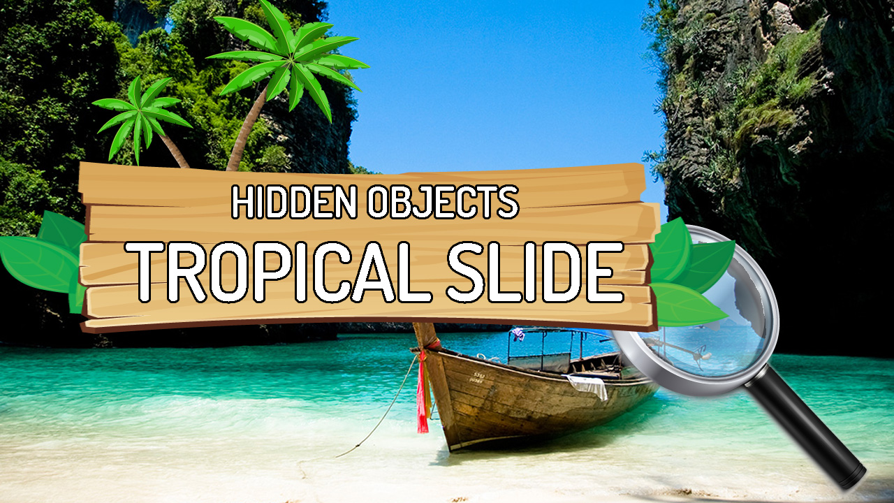 Play Hidden Objects Tropical SlideOnline