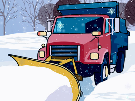 Play Hidden Snowflakes in Plow TrucksOnline
