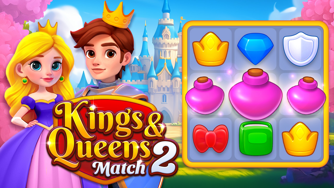 Play Kings and Queens Match 2Online
