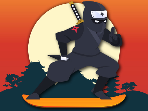 Play Lava And Ninja SkateboardOnline