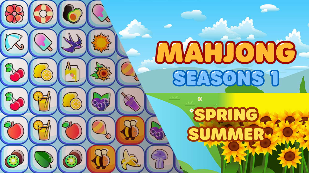 Play Mahjong Seasons 1 - Spring and SummerOnline