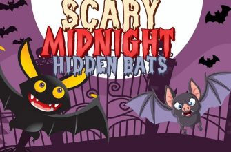 Scary Midnight Hidden Bats