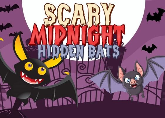 Scary Midnight Hidden Bats