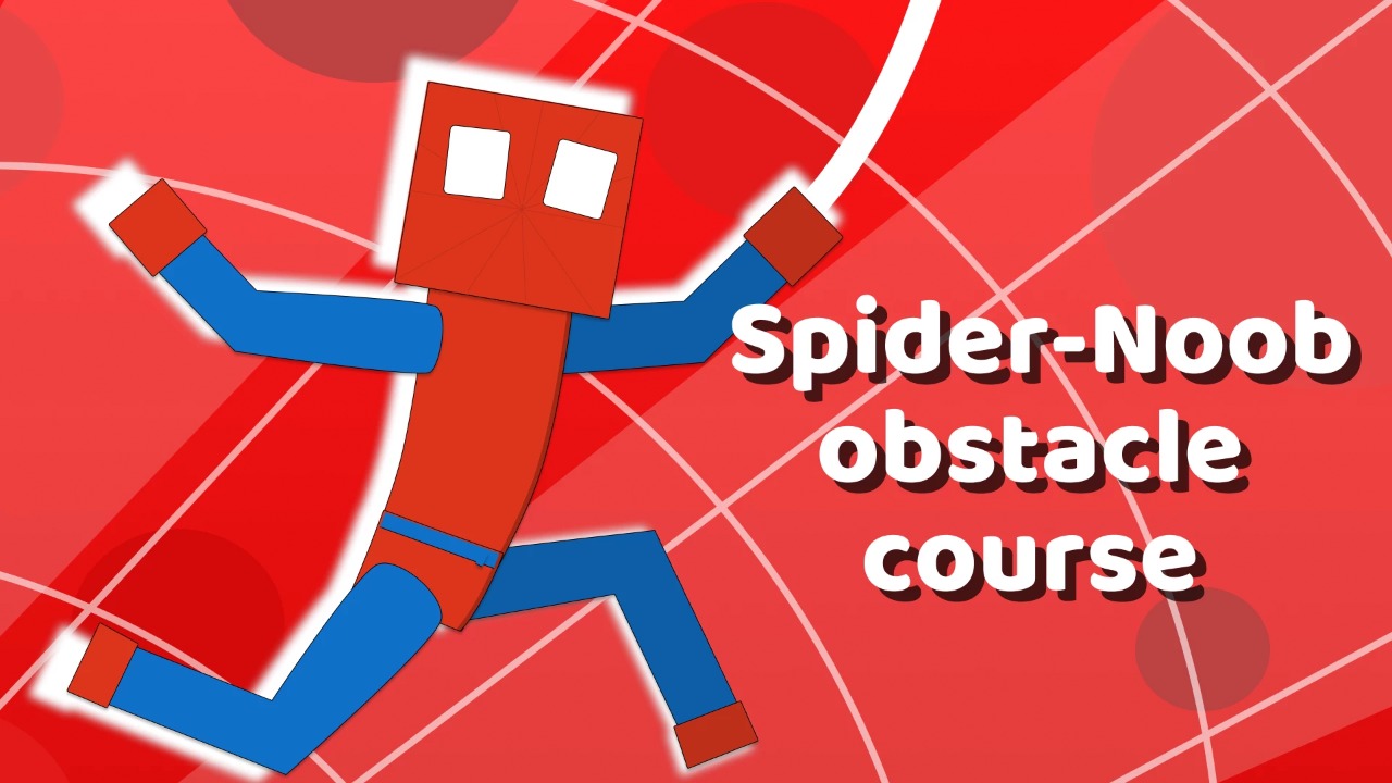Play Spider-Noob obstacle courseOnline
