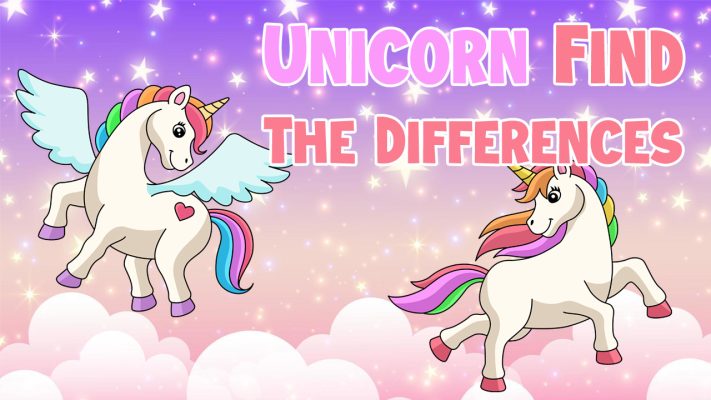Unicorn Find The Differences