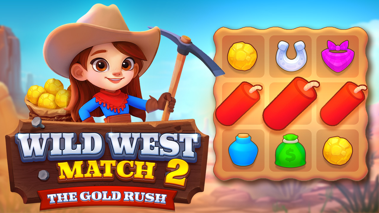 Play Wild West Match 2: The Gold RushOnline