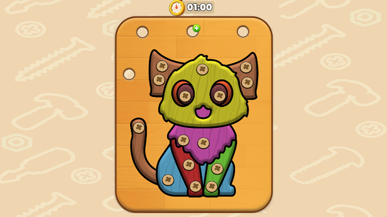 Play Wood & Screw PuzzleOnline