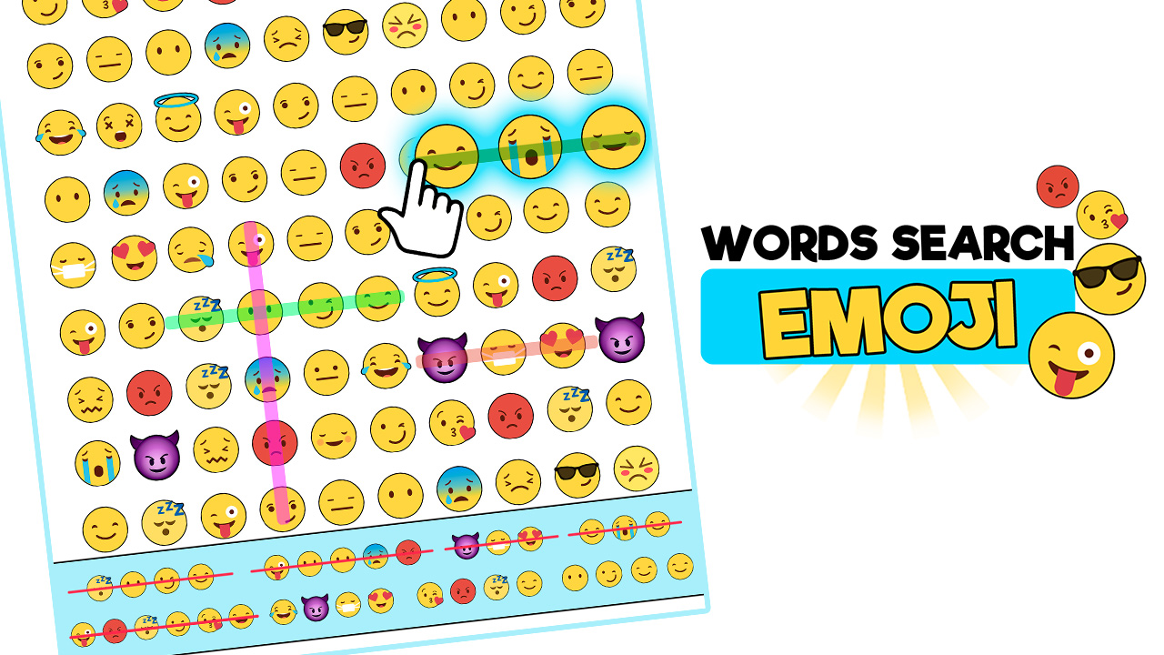 Play Word Search Emoji editionOnline